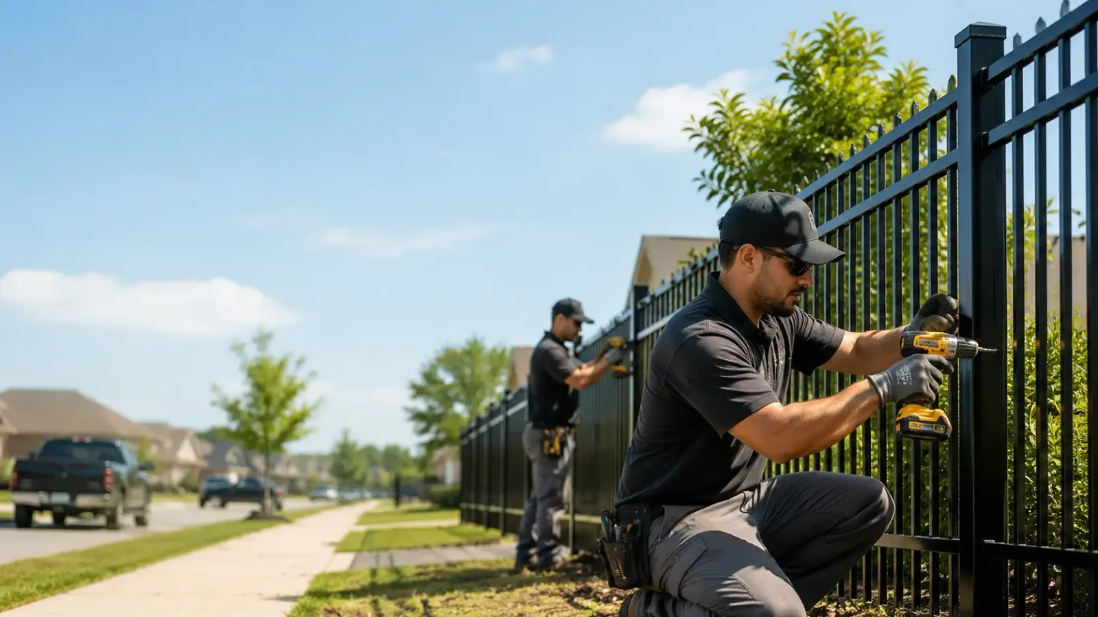 Metal Fence Installation in Roundhead, OH